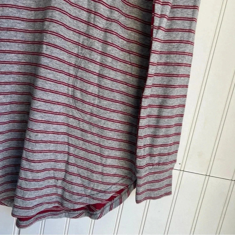 Toad&Co Size XS Profundo Hooded Tunic in Red Striped NEW! - Picture 6 of 7